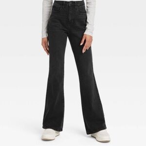 Women's Black Flare Jeans